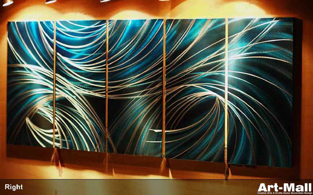 Metal wall art home decor 147*62cm 5