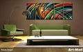 Metal wall art home decor 147*62cm