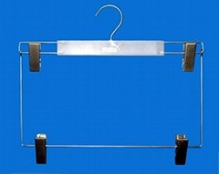 trousers hanger with clips