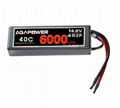 Sell 14.8v lipo rc battery for model car