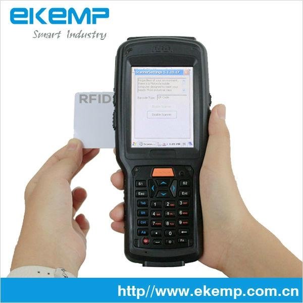 3G handheld RFID Reader PDA with fingerprint 