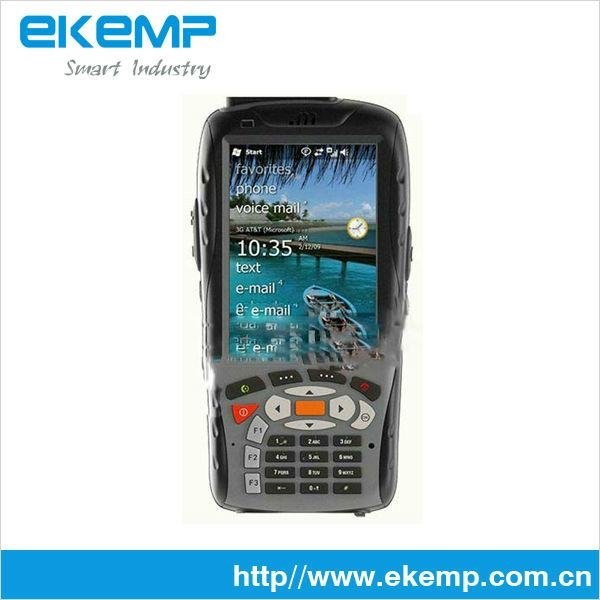 Handheld Mobile Computer with RFID and Barcode Reader