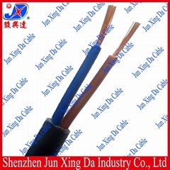 300/300V PVC Insulated PVC Sheathed Copper Flexible Cable