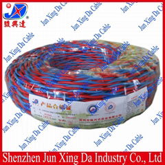 300/300V PVC Insulated Copper Twisted Flexible Connecting Cable