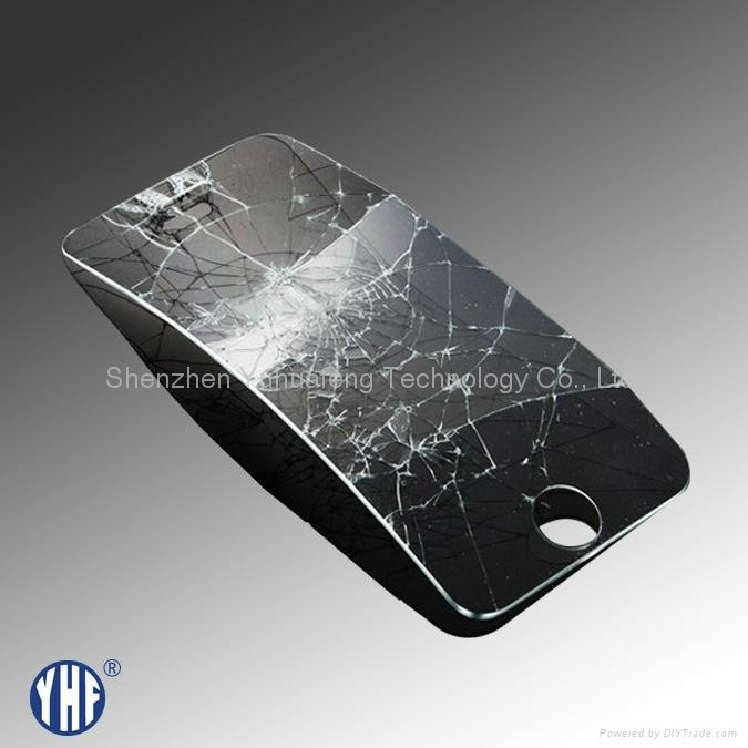 Premium tempered glass screen protector for iPhone 5 glass screen guard 4