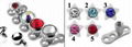 Stainless Steel Dermal Anchors Body Jewelry  1