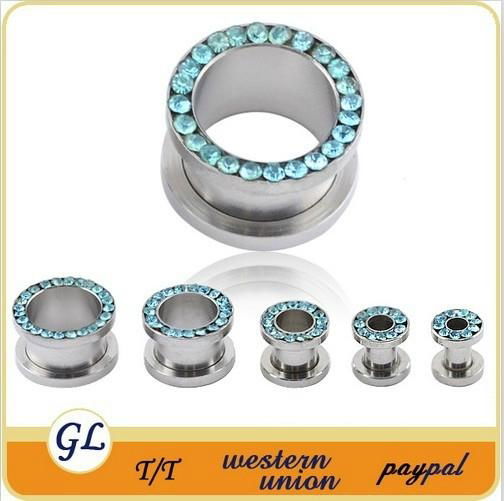  stainless steel piercing flesh tunnel