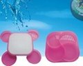 usually silicone ice tray  1