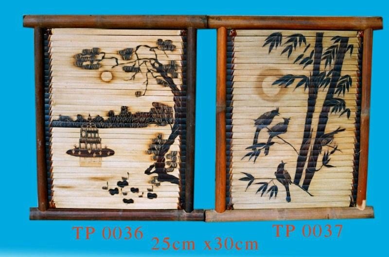 vietnam bamboo painting high quality