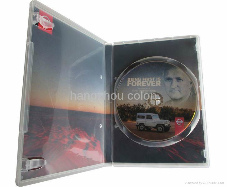 dvd replication with clear amaray case package