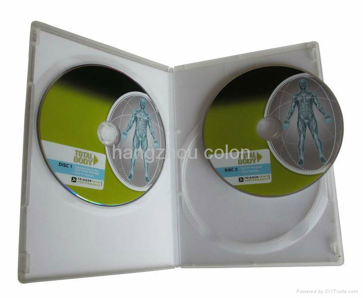 dvd replication with clear amaray case package 2