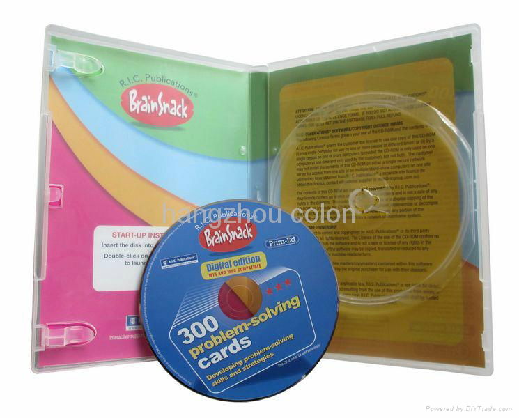 dvd replication with clear amaray case package 3