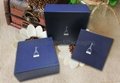Eiffel Tower blue printed paper gift boxes for candy cosmetic and wedding 3