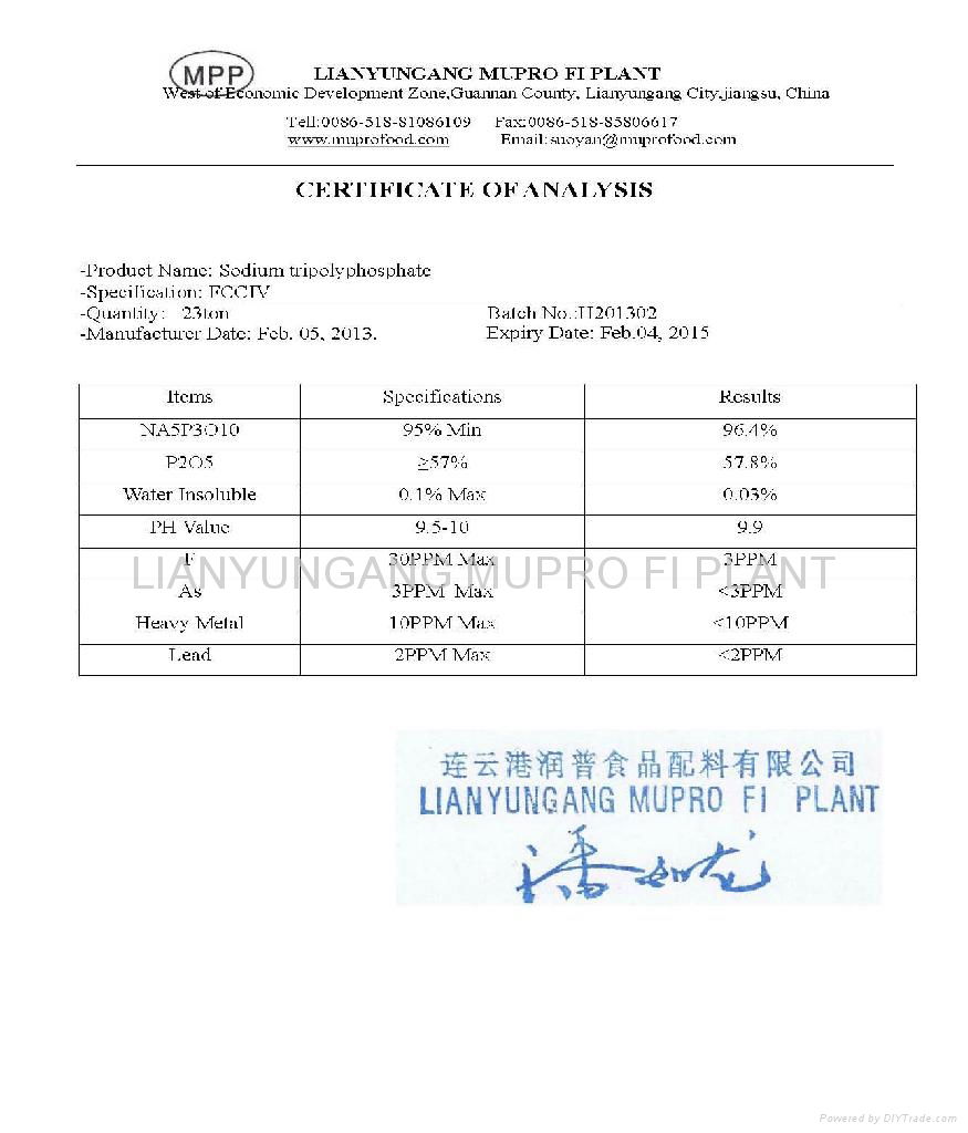 SODIUM TRIPOLYPHOSPHATE