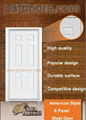  6 panel steel door metal hollow core door   1