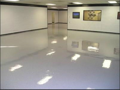 Epoxy self-level floor coating 