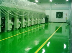 Water-based epoxy floor coating 