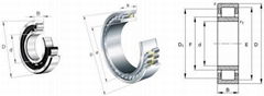 NSK NU 322EM cylindrical roller bearings