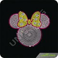 Pink Minnie Mouse heat rhinestone motifs