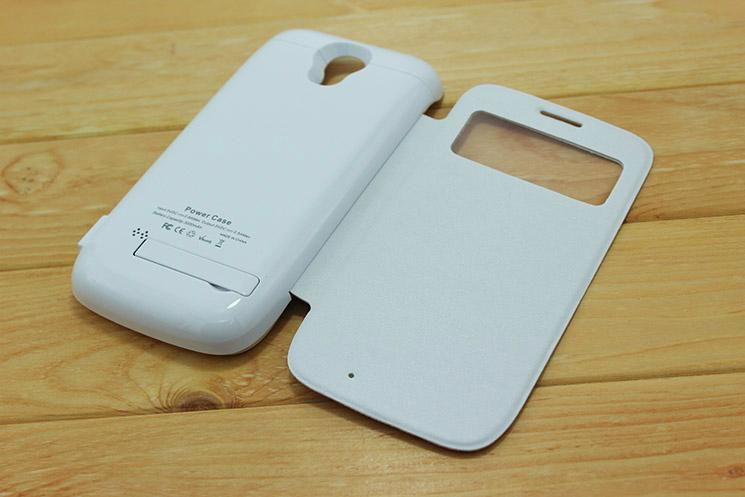 The Best External Backup Battery Case With Flip Cover for Samsung Galaxy S4 