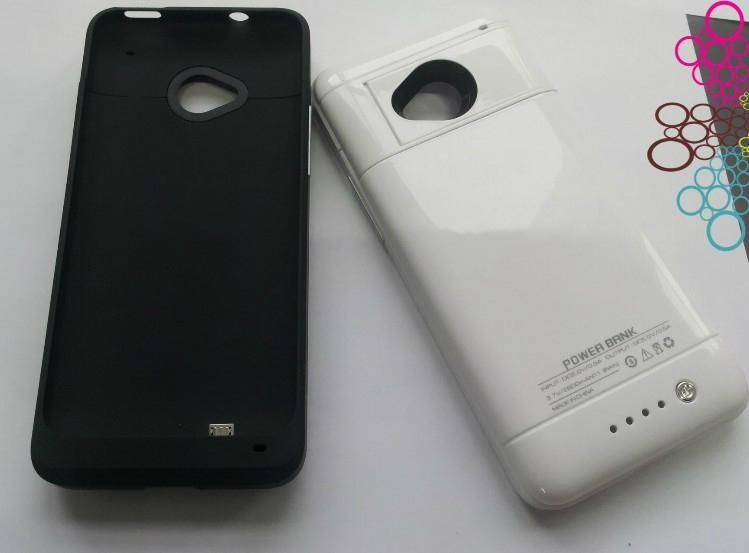 Rechargeable Battery Case for HTC One M7 4