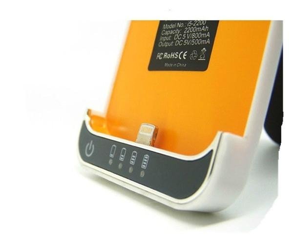 Rechargeable Extended Battery Case for iPhone 5 3