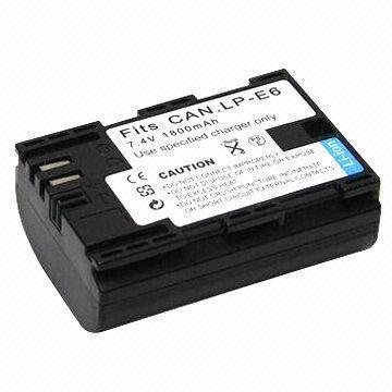 Replacement camera battery for LP E6