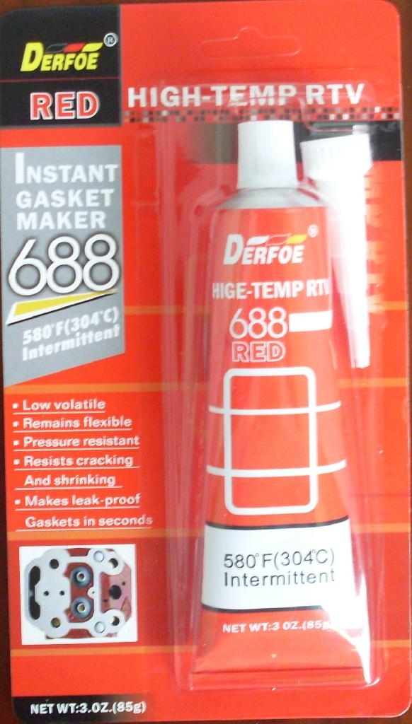 RTV silicone gasket maker SEC688 DERFOE (China Manufacturer