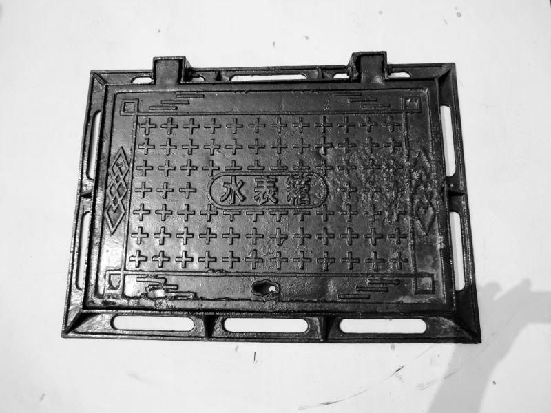 light duty square cast iron manhole cover