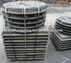 round cast iron manhole cover