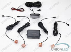 12V Car LED Parking Reverse Backup Radar System with Backlight Display+4 Sensors