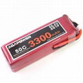 Agapower Lipo Battery Packs 3300mah 50C 6s for RC Helicopte 1