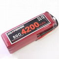 Agapower 22.2V RC Lipo Battery 4200mAh 50C for Helicopter 1