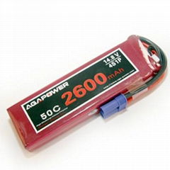 AGA Power 2600mah 50C 4s14.8v Lipo Battery for RC Helicopter
