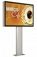 Unipole Water Proof Aluminum Advertistising Scrolling Light Box