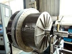 Alternator fan impeller dynamic  balancing machine 4