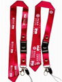 stylish pesonalised printed nylon lanyard