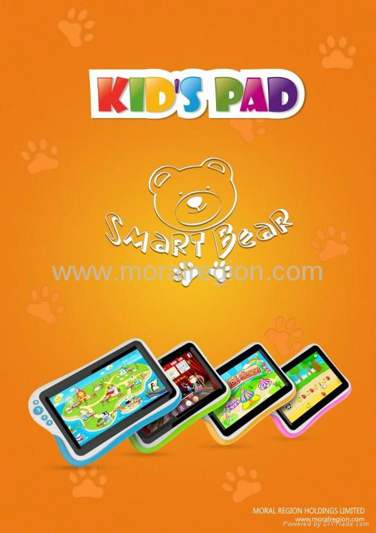 7 inch android kids talet pc with CE ROHS certificated