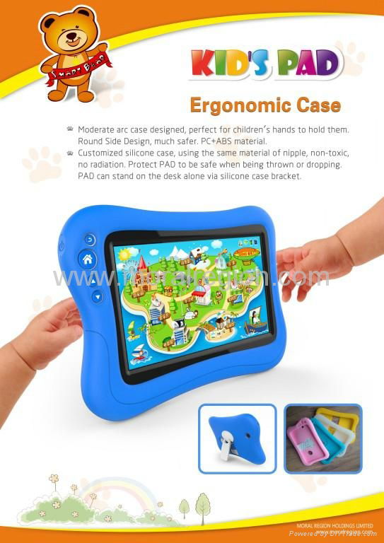 7 inch android kids talet pc with CE ROHS certificated 2