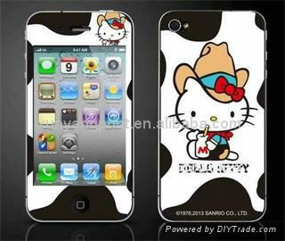 Hot Sale Cute Hello Kitty Screen Protector for iPhone4