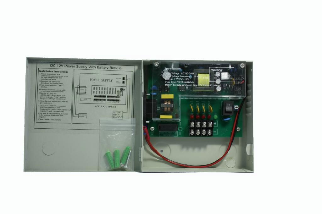 DC 12V 3A 4CH MINI CCTV POWER SUPPLY 2