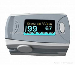 Color OLED Fingertip Pulse Oximeter