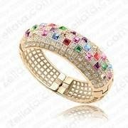 Crystal bangle&bracelet costume jewelry wholesale