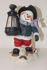 santa claus solar light