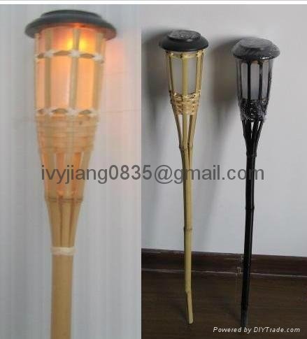 Bamboo Torch Solar Light