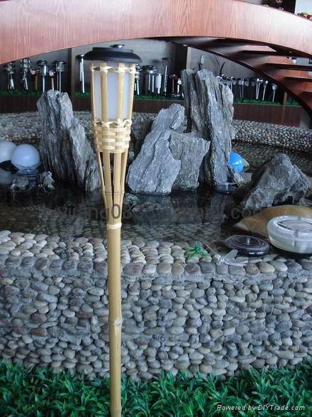 Bamboo Torch Solar Light 4