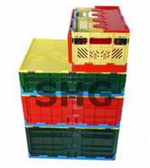 High quality multicolor foldable crate 