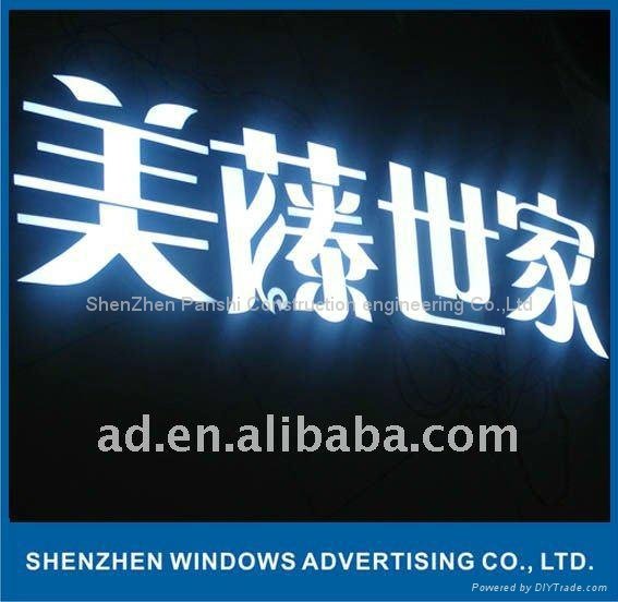 expoy resin face high illuminated led channel letter sign