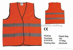 high visibility safety vest