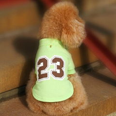 Wholesale summer green dog tee,No.23 Polo Tee For Dog